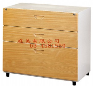TMJ121-06 鋼木抽屜(二小一大)公文櫃 90x4